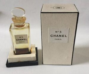 Chanel Nr 5 Vintage Flakon Mit Originalverpackung Ebay