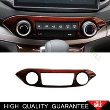 For Honda CR-V CRV 2012-2016 Red Wood Grain Central Console AC Switch Panel Trim