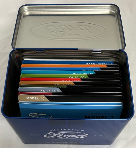 2017 FORD AUSTRALIAN CLASSIC COLLECTION COLOURED 50C TWELVE COIN SET IN TIN - Picture 6 of 13