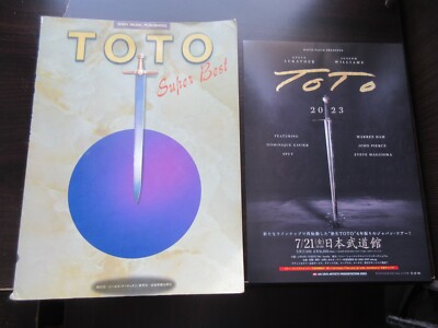 TOTO Super Best Japan Band Score Song Book w Flyer Steve Lukather Guitar TAB