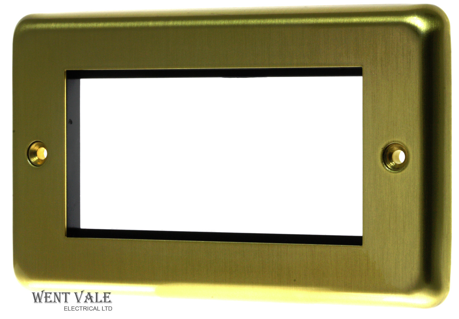 MK Albany Plus Range - K184 SAB - 2 Gang 4 Module Euro Data Modular Front Plate