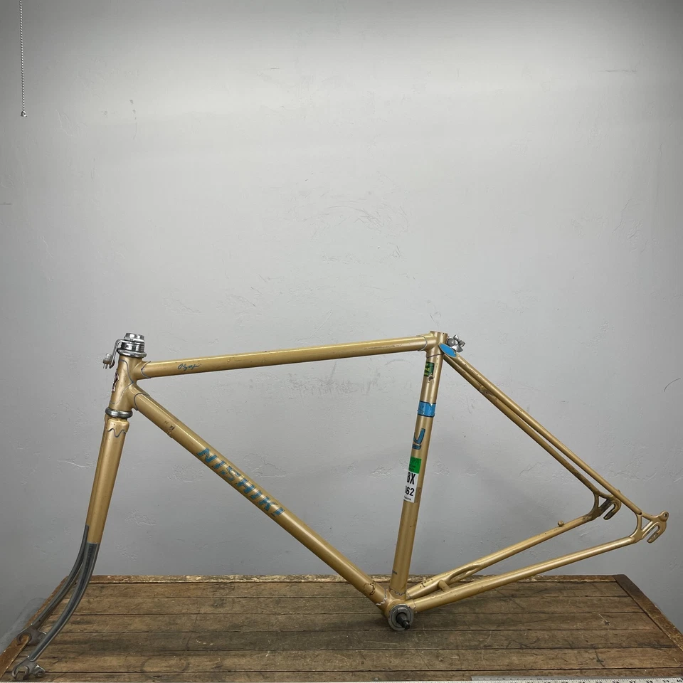 Vintage Nishiki Olympic Frame Set 49 cm Small Japan Steel 126 Lugged 70s 80s - Image 4 of 4