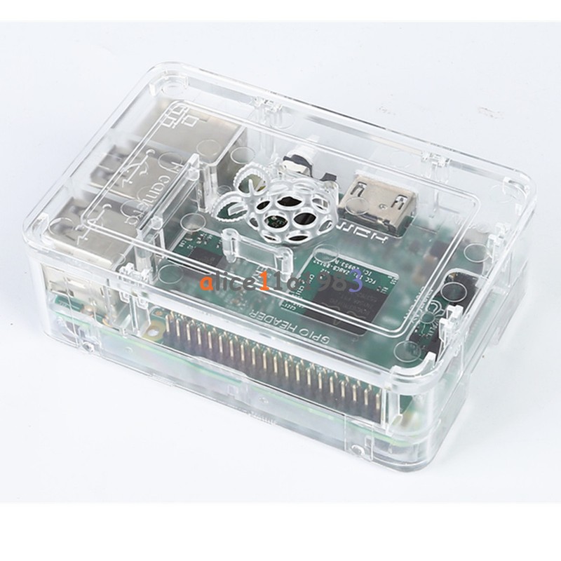 ABS Raspberry Pi Case (Transparent) - Updated for Raspberry Pi 3, 2 & B+