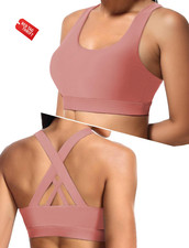 Sports Bras for Women, High Support Criss Cross Back Bras for Large Bust
