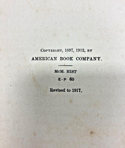 Rare book. A School History of the United State by John Bach McMaster, 1917 - Picture 3 of 6
