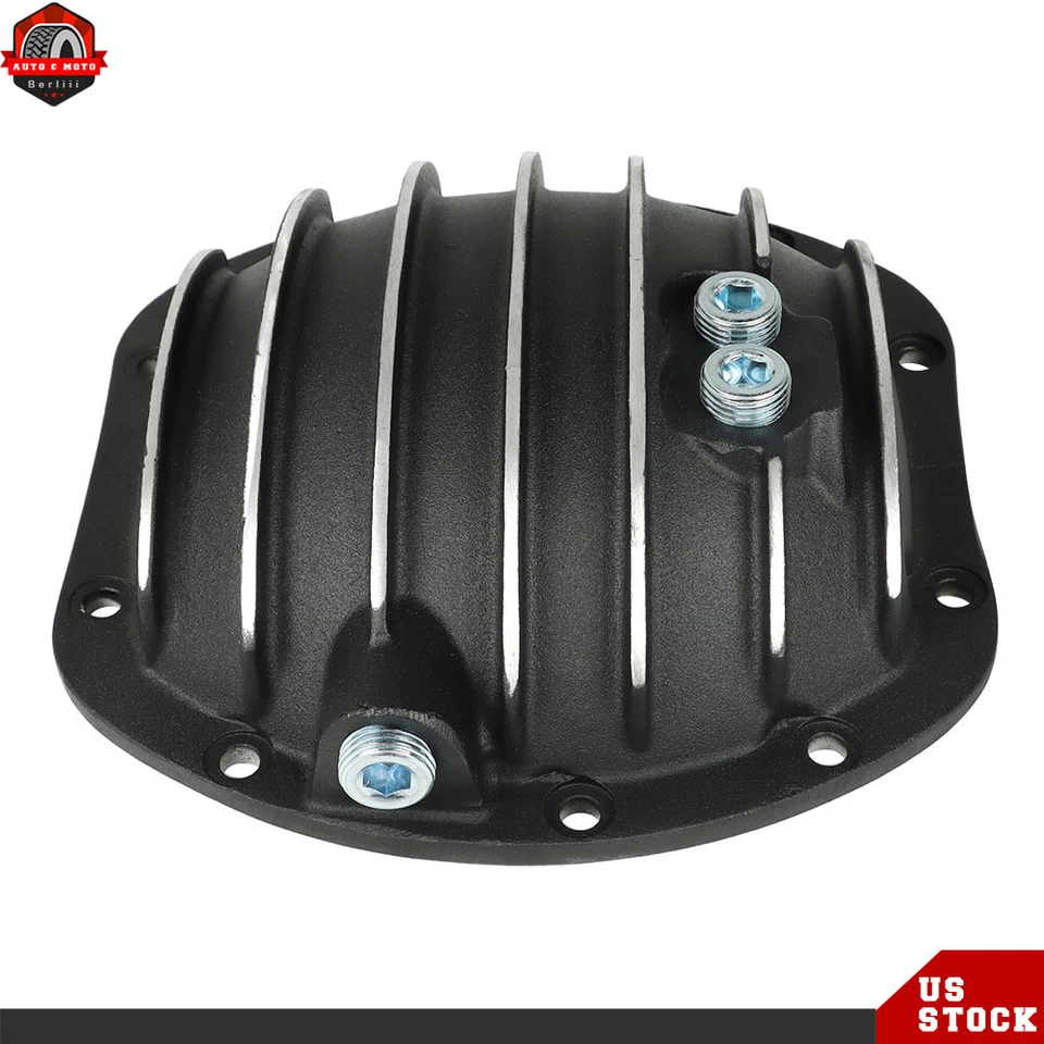 Cubierta del diferencial trasero de 10 pernos para Jeep Dana 25 27 30 con junta y tapón de drenaje Foto 2 de 4