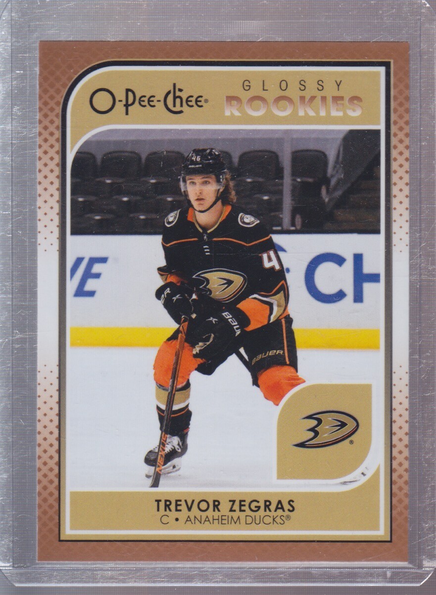 202122 Upper Deck Trevor Zegras OPC Glossy Rookies RC Rookie BRONZE R