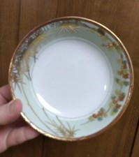 RC Royal Crockery Noritake Porcelain China Bamboo Gold Leaf Bowls Set Lot 4