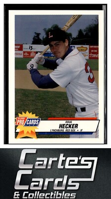 Doug Hecker 1993 Fleer ProCards #2523 Lynchburg Red Sox | eBay