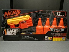 Nerf Alpha Strike Fang QS-4 Targeting Set - Gun 4 Targets 8 Darts 13 Pieces New