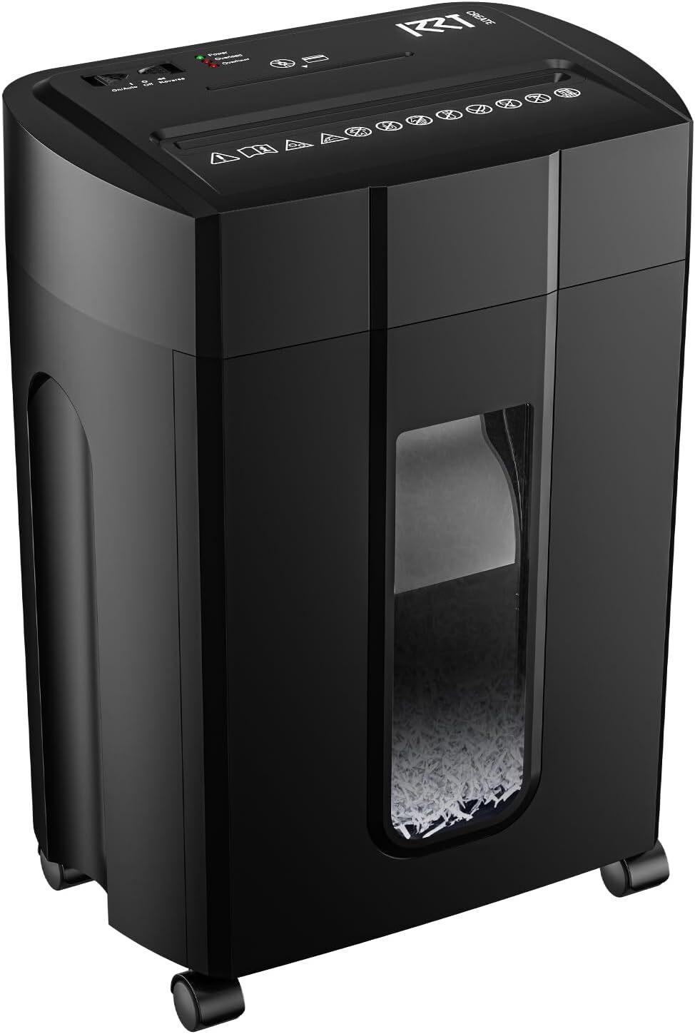 KRT Paper Shredder for Home Office, 15-Sheet Micro Cut Office Shredder Auto-image
