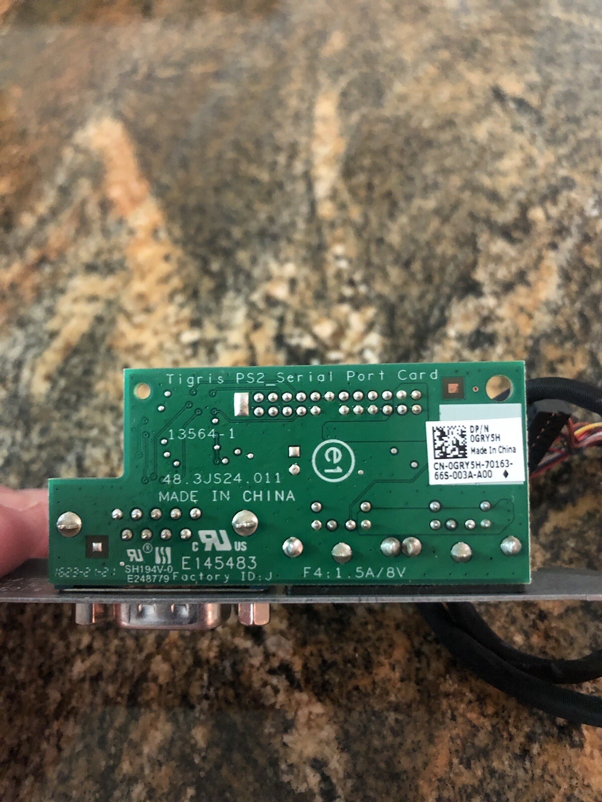 2016 Dell Tigris PS2 Serial Port Card PN 32XD8 DP/N 0GRY5H MID 70163