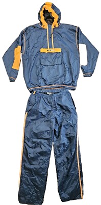 Vintage 90s Ocean Pacific OP Windbreaker Track Suit Jacket Pants