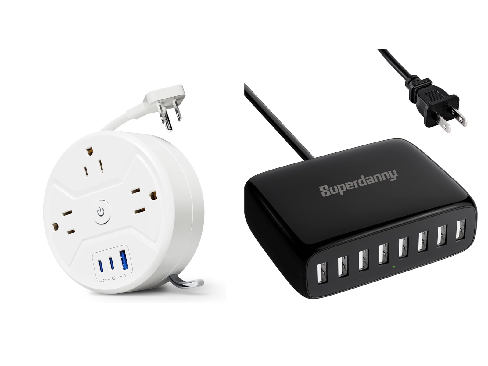 20W USB Charger Station with Power Strip for Fast Charging  