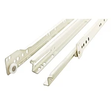 Reliabuilt D68818W-W-W 18-Inch Bottom Mount Soft Close Drawer Slides