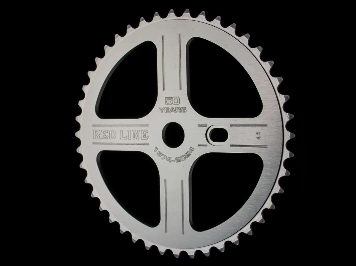 REDLINE アルミ チェーンリング 44T old bmx REDLINE BY KASTAN Flight 50th Anniversary 