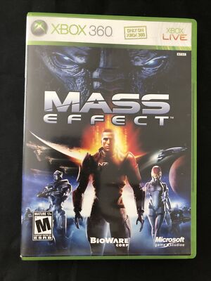 XBOX 360 Mass Effect Bioware Corp: Game, Case & Manual