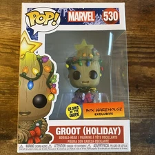Funko Pop! Vinyl: Marvel - Groot (Holiday) #530 Glow In The Dark Exclusive