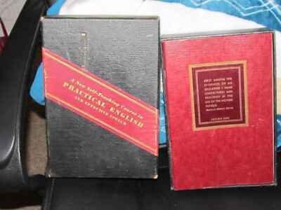 A New Self-Teaching Course in Practical English and Effective Speech Books 1930s