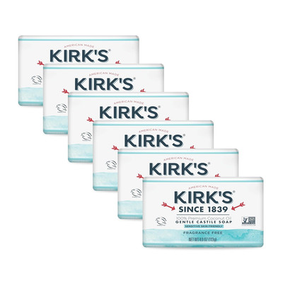 Castile Bar Soap for Men, Women & Children - Made with Premium Coconut Oil, Sens