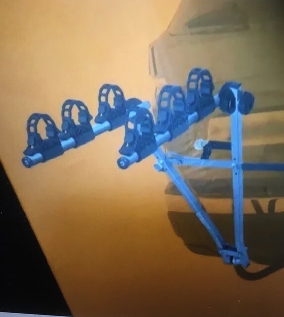 Halfords 3 Bike Tow Ball Clip On Bike Carrier eBay