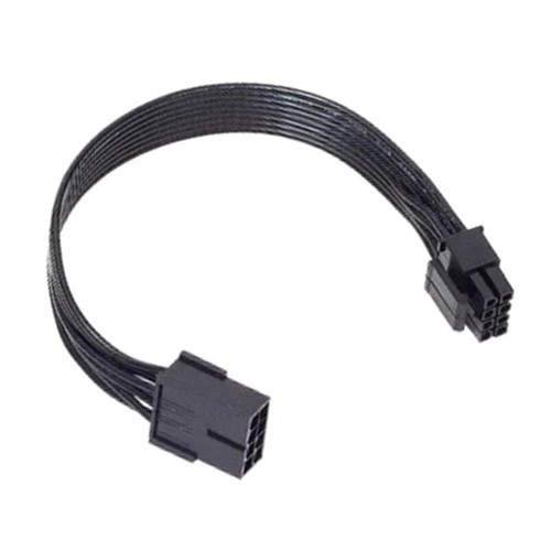 CPU 8Pin Female to 4+4 Male Power Extension Cable for Computer Mainboard 8Pins - Afbeelding 2 van 11