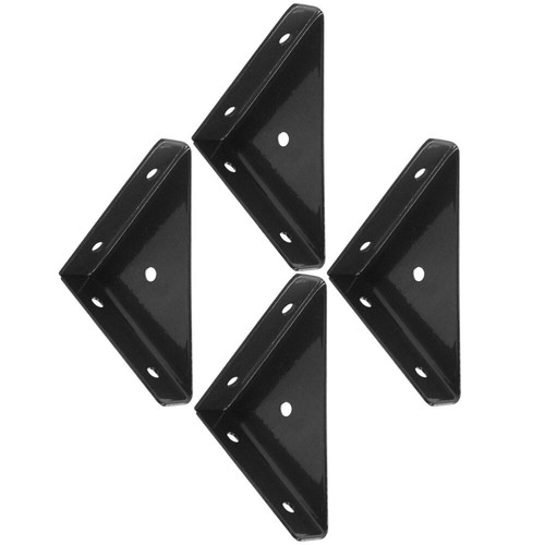4 Pcs Shelf Fastener Support Hardware Bed Corner Accessories Brace Brackets - Picture 9 of 12