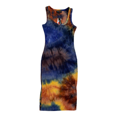 Absolutely Love It Women's Tie Dye Sleeveless Bodycon Dress Size Medium B57