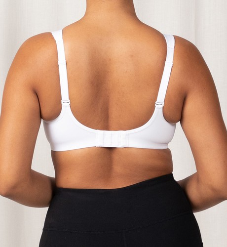Triaction Ultra Sports Bra - White, Sizes 12C-20DD, Triumph Lingerie - Picture 3 of 5