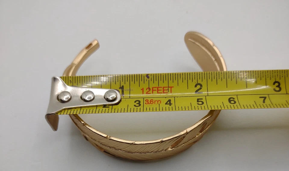 I.N.C. International Concepts Gold Tone Leaf Cuff Bracelet - Image 3 of 4