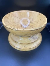 Beautiful Hand Turned Maple Bowl Signed Bonnie And Kearney Spears