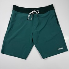 Oakley All Day Beach Shorts Mens Size 36 Swim Trunks Green