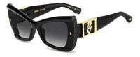 Dsquared2 Sonnenbrille D2 0170/S 807/9O Schwarz Grau Damen