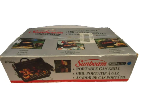 SUNBEAM GRILL MATES PORTABLE GAS GRILL 82086 ( new) #