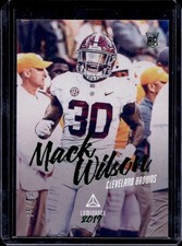 2019 Panini Luminance Mack Wilson RC Green Rookie #/49 Browns