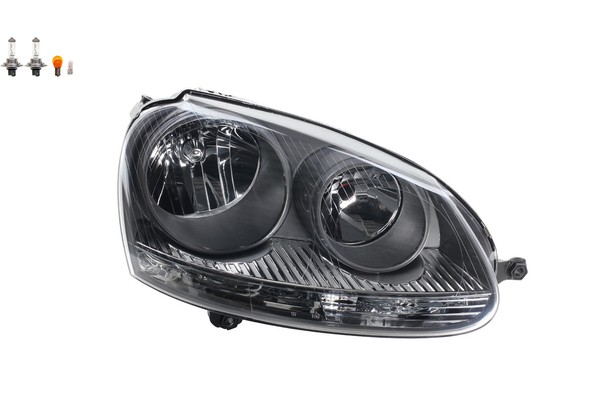 Scheinwerfer Passend FüR VW Golf V 1K 5M 10/2003-05/2009 Rechts Mit Leuchtmittel-image