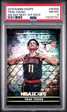 2018 PANINI HOOPS WE GOT NEXT AP GOLD #WGN5 TRAE YOUNG 3/10 PSA 8