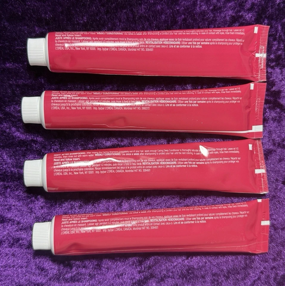 Loreal Excellence Creme Deep Caring Conditioner 4 -  Lot of 4 1.86 Fl. OZ. New - Image 3 of 4