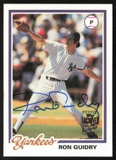 2003 Topps Fan Favorites Ron Guidry Auto #FFA-RGU BB2