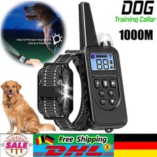 1000M Hund Ausbildung Stromschlag Erziehungshalsband Hunde E Shock Ton Funktion