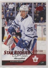 2022 Upper Deck AHL Star Rookies Exclusives 76/100 Nicholas Abruzzese Nick 0cv