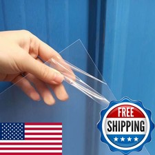 BEAIMUXI 5 Pack 12x12x.02 Clear Plastic Sheet PET Flexible DIY Craft Projects