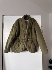 Ba&sh Caly Quilted Jacket Khaki - 100% Cotton...