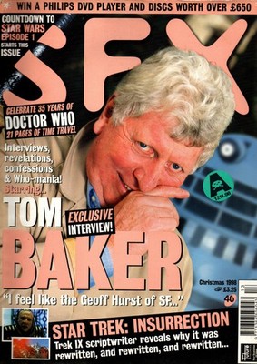 SFX , Christmas 1998, Tom Baker, Dr. Who, Star Trek, Star Wars