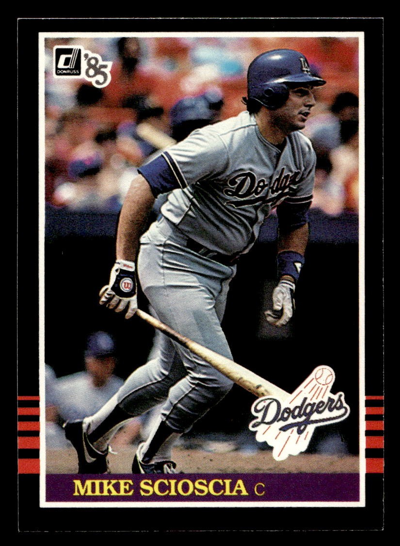 1985 Donruss #459 Mike Scioscia