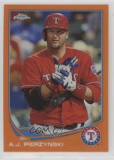2013 Topps Chrome Retail Orange Refractor AJ Pierzynski #169 g2u