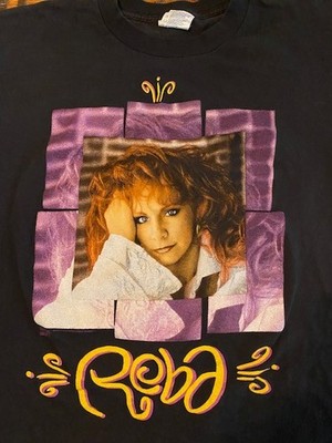Rare Vintage Reba McEntire Tour Single Stitch T Shirt 90s Country