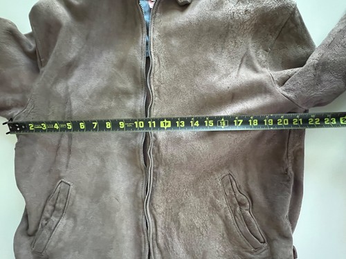 Giacca di pelle vintage COMME des GARCONS uomo ben invecchiato taglia grande - Foto 15 di 17