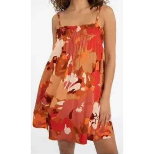 Sanctuary Size XL Women's Orange Floral Sundress New With Tags - Picture 1 of 8