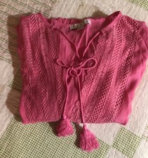 HYFVE LACE PINK MINI DRESS Large